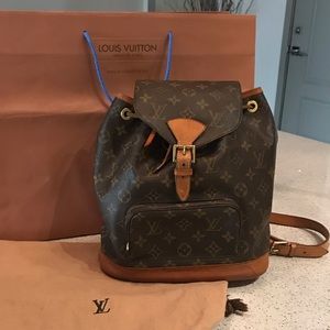 Authentic Louis Vuitton Montsouris Backpack